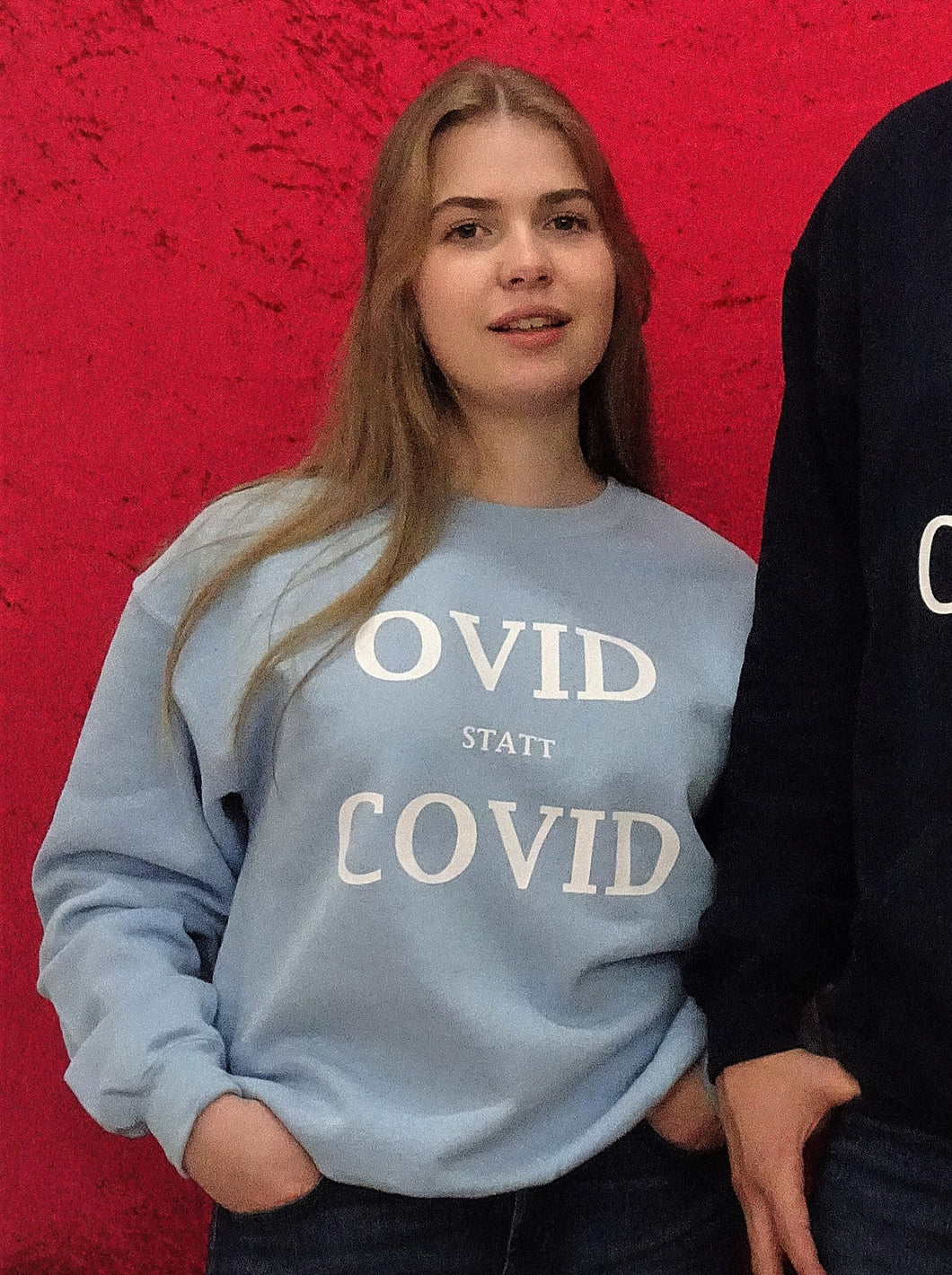 OVID statt COVID Sweater